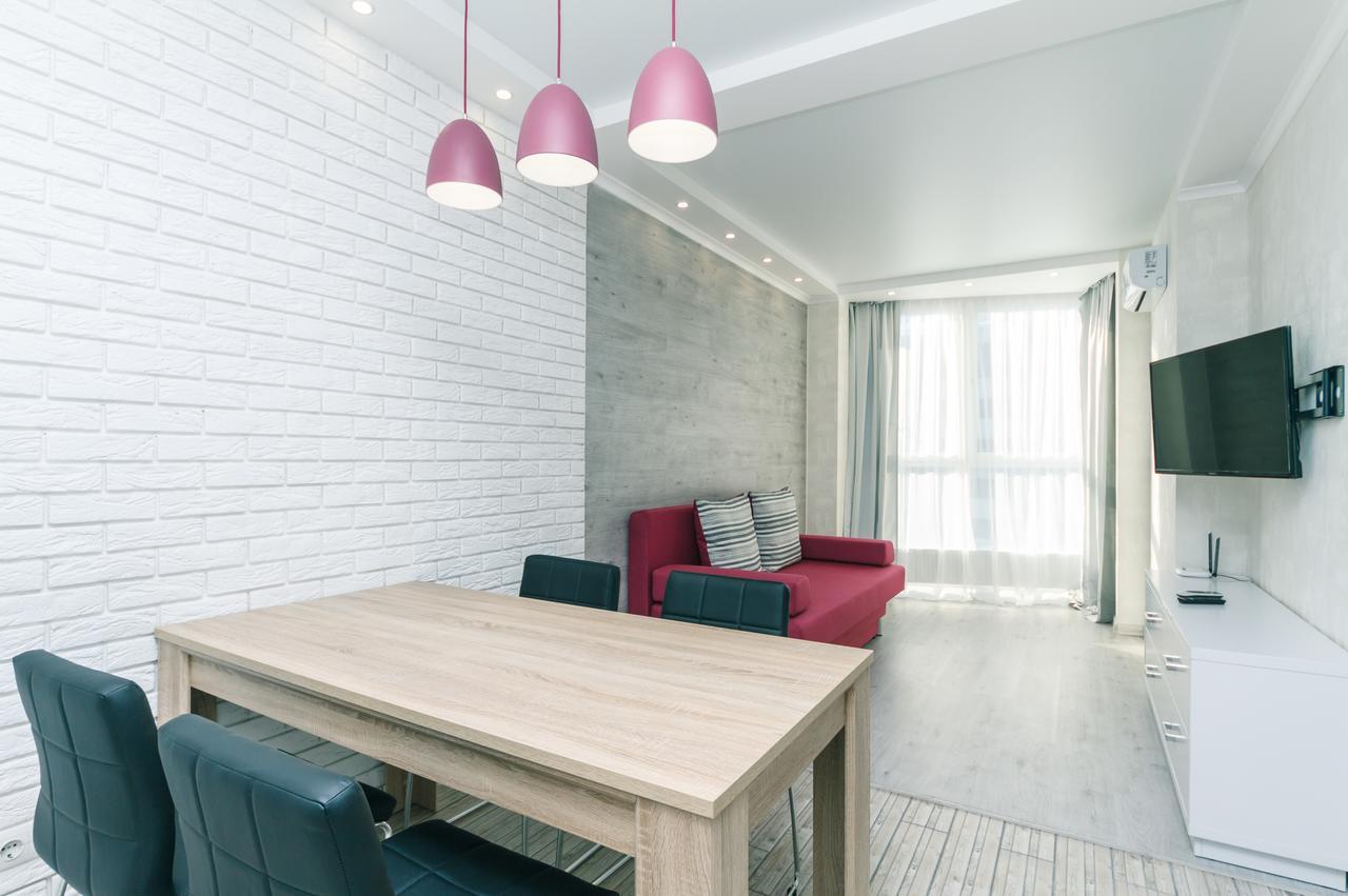 Flatrent Drahomanova 2A Lejlighed Kiev Eksteriør billede